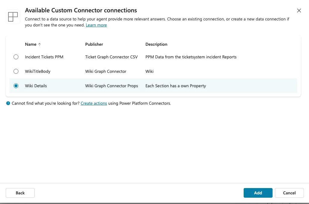 Knowledge from Graph Connector