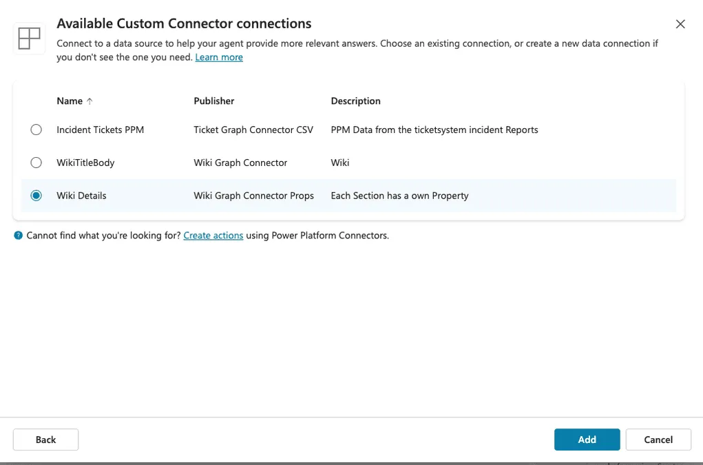 Knowledge from Graph Connector