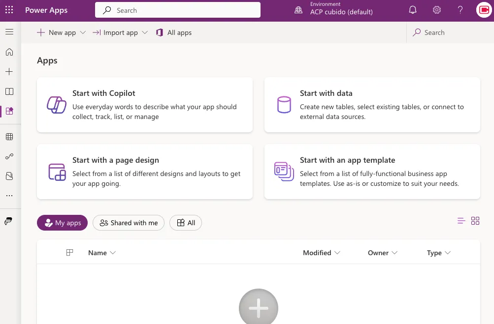 Getting Started with PowerApps