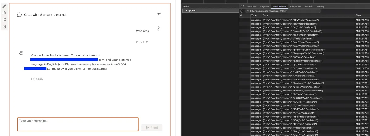 SSE Request in Browser