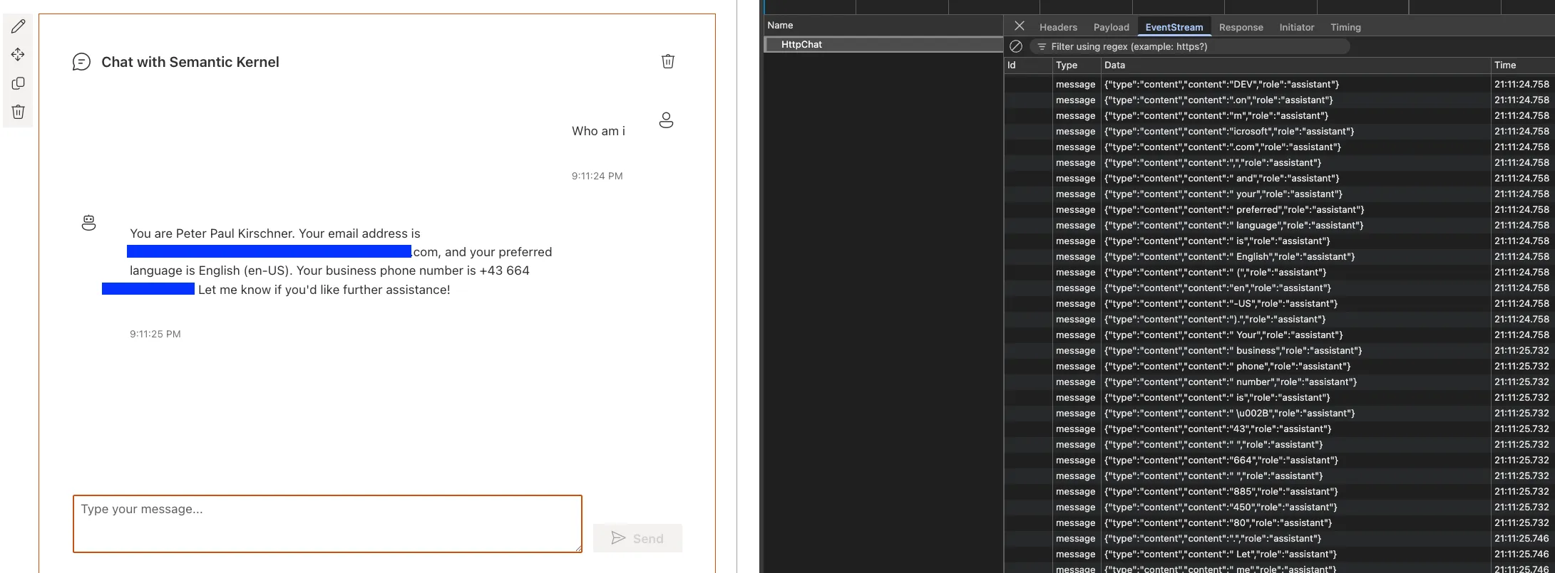 SSE Request in Browser