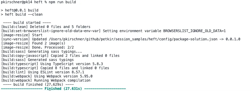 npm build with imagerezie and sync Version